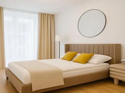 Łóżko lub łóżka w pokoju w obiekcie BROWARY DESIGNER APARTMENTS by Country 2 Country