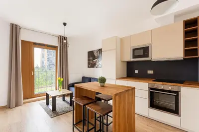 Kuchnia lub aneks kuchenny w obiekcie BROWARY DESIGNER APARTMENTS by Country 2 Country