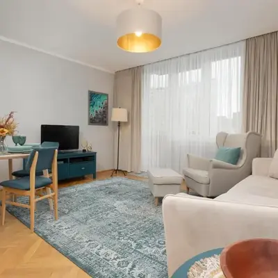 Cozy Two-Bedroom Apartment Mokotow by Noclegi Renters