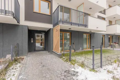 Budynek, w którym mieści się apartament