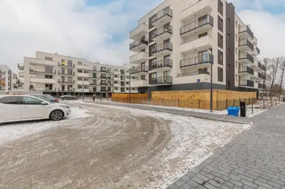 Budynek, w którym mieści się apartament