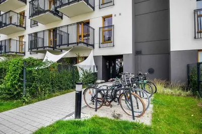 Budynek, w którym mieści się apartament