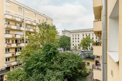 Budynek, w którym mieści się apartament