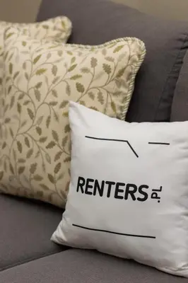 Część wypoczynkowa w obiekcie Metro Rondo ONZ Apartment by Noclegi Renters
