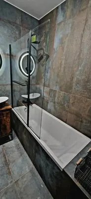 Łazienka w obiekcie Centre Airport Boutique Designer Bath, 3-4 days best offer, Kitchen, Balkony, Aircon