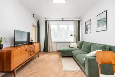 Telewizja i/lub zestaw kina domowego w obiekcie Dobiszewskiego 2 by Homeprime
