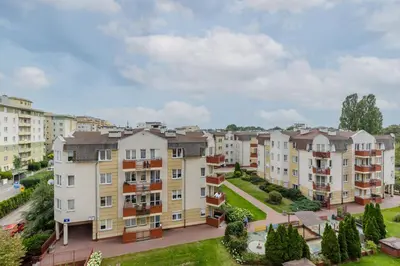Budynek, w którym mieści się apartament