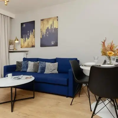 Modern Apartment with Balcony Mokotów Business Centre by Noclegi Renters