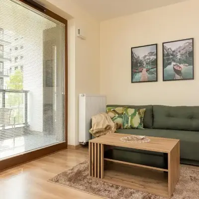 Cosy Apartment Białej Floty with Parking by Noclegi Renters