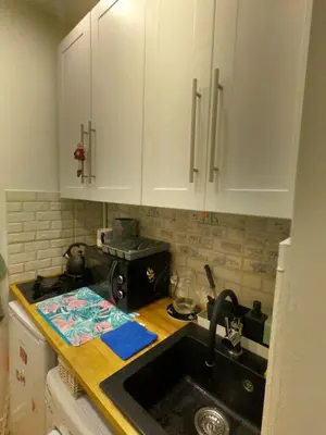 Kuchnia lub aneks kuchenny w obiekcie Apartament Żoliborz