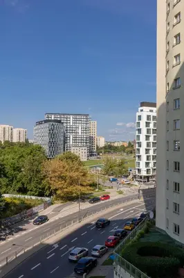 Budynek, w którym mieści się apartament