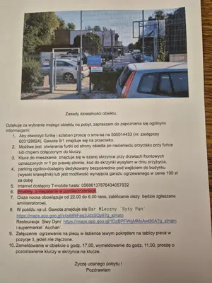 Plan piętra w obiekcie Gawota 9