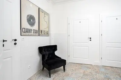 Plan piętra w obiekcie Metro Wileński Varsovia Studio #4 by BookingHost