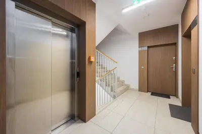 Plan piętra w obiekcie Praga Jagiellońska Comfort Studio by BookingHost