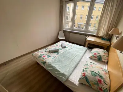 Łóżko lub łóżka w pokoju w obiekcie Fantastic Waw - Z6 Room - 203A