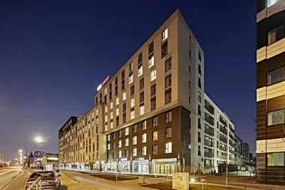 Budynek, w którym mieści się apartament