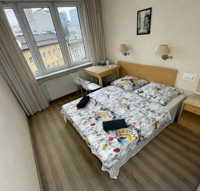 Łóżko lub łóżka w pokoju w obiekcie Fantastic Waw - Z6 Room - 502AN