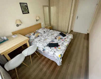 Łóżko lub łóżka w pokoju w obiekcie Fantastic Waw - Z6 Room - 502AN