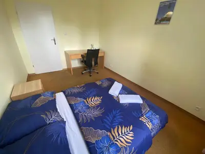 Łóżko lub łóżka w pokoju w obiekcie Fantastic Waw - Z6 Room - 503BN