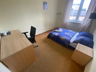 Łóżko lub łóżka w pokoju w obiekcie Fantastic Waw - Z6 Room - 503BN