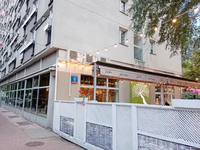 Budynek, w którym mieści się apartament