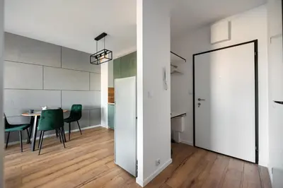 Kuchnia lub aneks kuchenny w obiekcie Nova Sfera Green Apartment by BookingHost