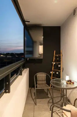 Balkon lub taras w obiekcie ShortStayPoland Marywilska (B137)