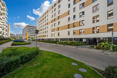 Budynek, w którym mieści się apartament