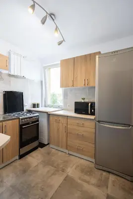 Kuchnia lub aneks kuchenny w obiekcie ClickTheFlat Stawki Apart Rooms