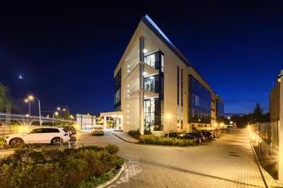 Budynek, w którym mieści się apartament