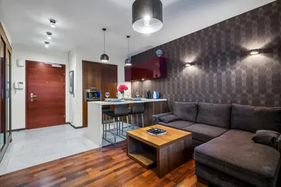 Kuchnia lub aneks kuchenny w obiekcie Warsaw Atelier - Central, Parking, Metro Nearby - by Rentujemy