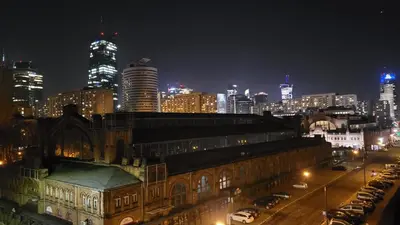 Widok na miasto Warszawa z tego apartamentu