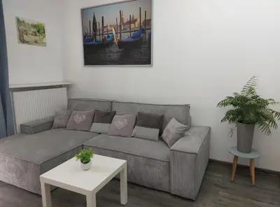 Część wypoczynkowa w obiekcie Apartament JK 47 A z miejscem postojowym w garażu