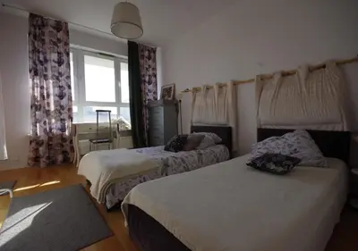 Łóżko lub łóżka w pokoju w obiekcie ToTuToTam_02