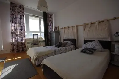 Łóżko lub łóżka w pokoju w obiekcie ToTuToTam_02