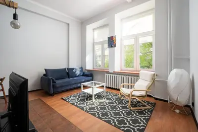 Część wypoczynkowa w obiekcie Hoża 62 Comfort Studio by BookingHost