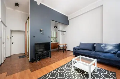 Część wypoczynkowa w obiekcie Hoża 62 Comfort Studio by BookingHost