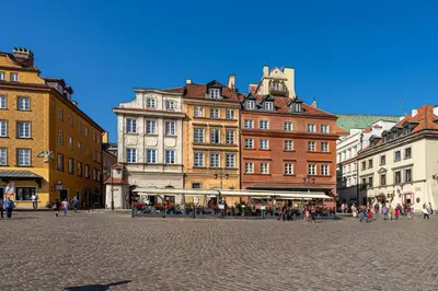 Widok na miasto Warszawa z tego apartamentu