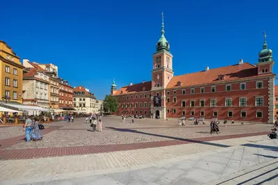 Widok na miasto Warszawa z tego apartamentu