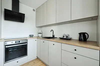 Kuchnia lub aneks kuchenny w obiekcie Metropolitan Heaven Apartment Emilii Plater 55
