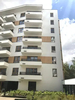 Budynek, w którym mieści się apartament