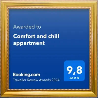 Certyfikat, podpis lub inny dokument wystawiony w obiekcie Comfort apartment