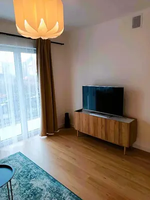 Telewizja i/lub zestaw kina domowego w obiekcie Comfort apartment