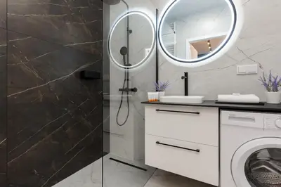 Łazienka w obiekcie Warsaw Praga Apartment Podskarbińska by Noclegi Renters