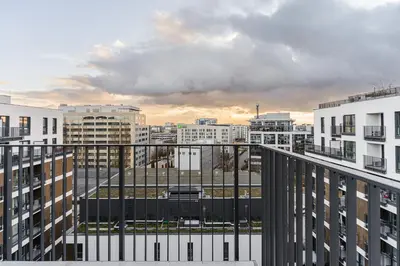Budynek, w którym mieści się apartament