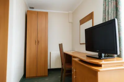 Telewizja i/lub zestaw kina domowego w obiekcie Hotel Victory Home