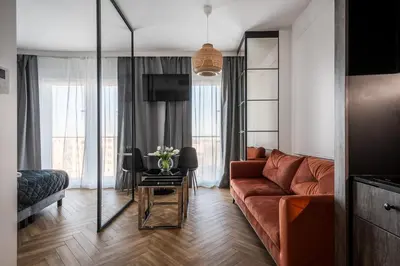 Część wypoczynkowa w obiekcie Kasprzaka 29 By Perfect Apart Free Garage
