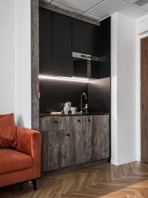 Kuchnia lub aneks kuchenny w obiekcie Kasprzaka 29 By Perfect Apart Free Garage