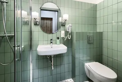 Łazienka w obiekcie New! Modern Studio in Mokotów - near City Centre SGH Metro Tram by APARTEL