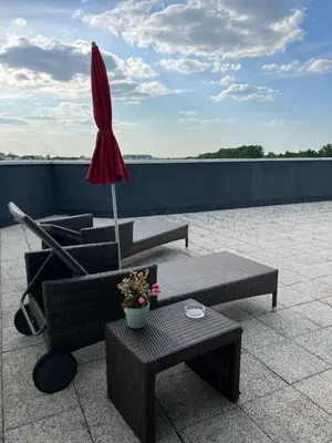 Balkon lub taras w obiekcie Hotel Apart
